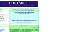 Desktop Screenshot of ccontabeis.com.br